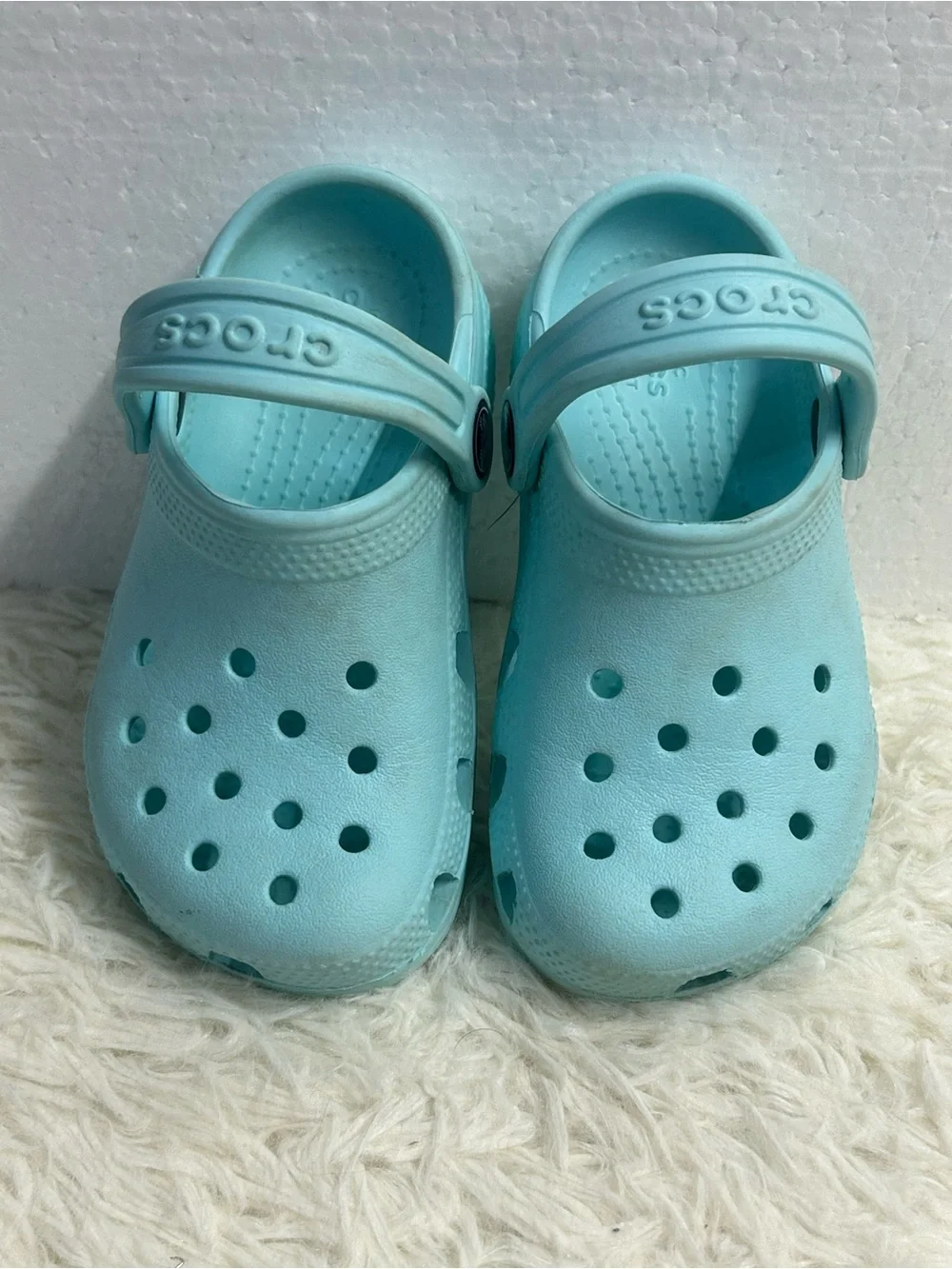 CROCS Kids Clog in Aqua Blue